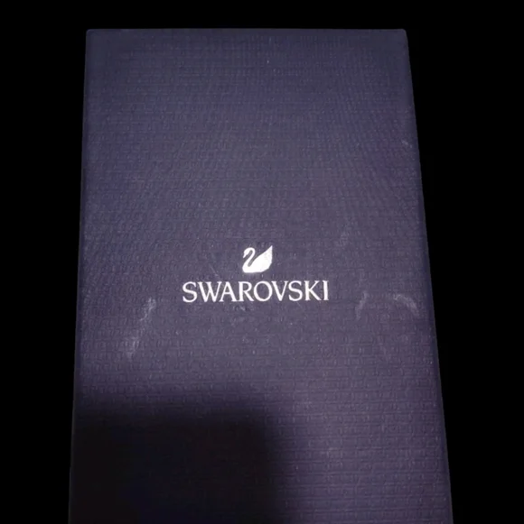 Swarovski Gold Safety Pin and Birdcage Earrings - Picture 3 of 4